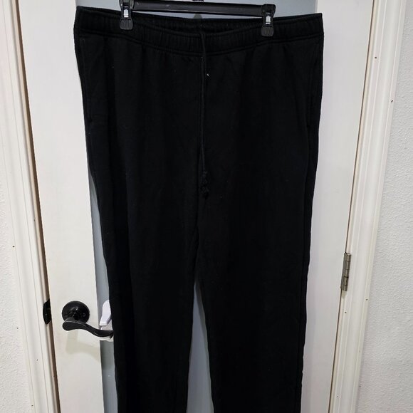 Universal Threads Black Wide-Leg Sweatpants XL – Cozy Casual Lounge Pants - Picture 1 of 9
